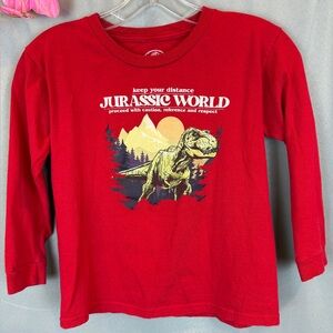 Jurassic World Long Sleeve Graphic T- Size 7